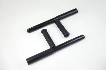 

1pc telescopic T-bar double section bar 2-bar alloy steel pipe T-bar swing