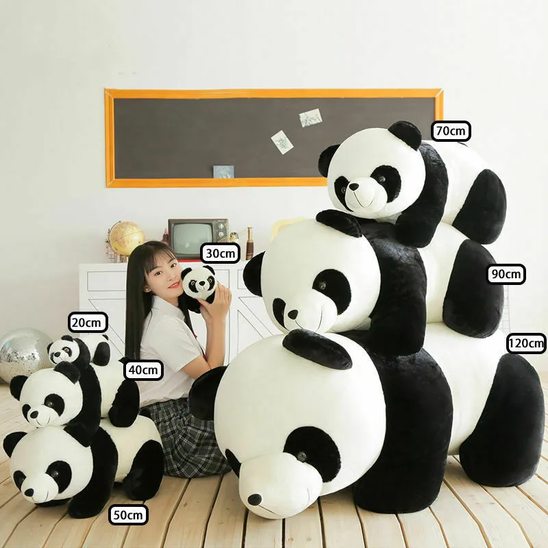Chinese Panda Bear Plush Soft Toys Doll Gift Giant Big Huge Stuffed Animals 