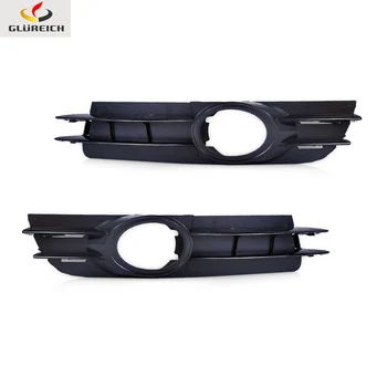 

4F0807681A / 4F0807682A 2PCS Front Left + Right Fog Light Lamp Grill Grille For Audi A6 / A6 Quattro C6 2005 2006 2007 2008