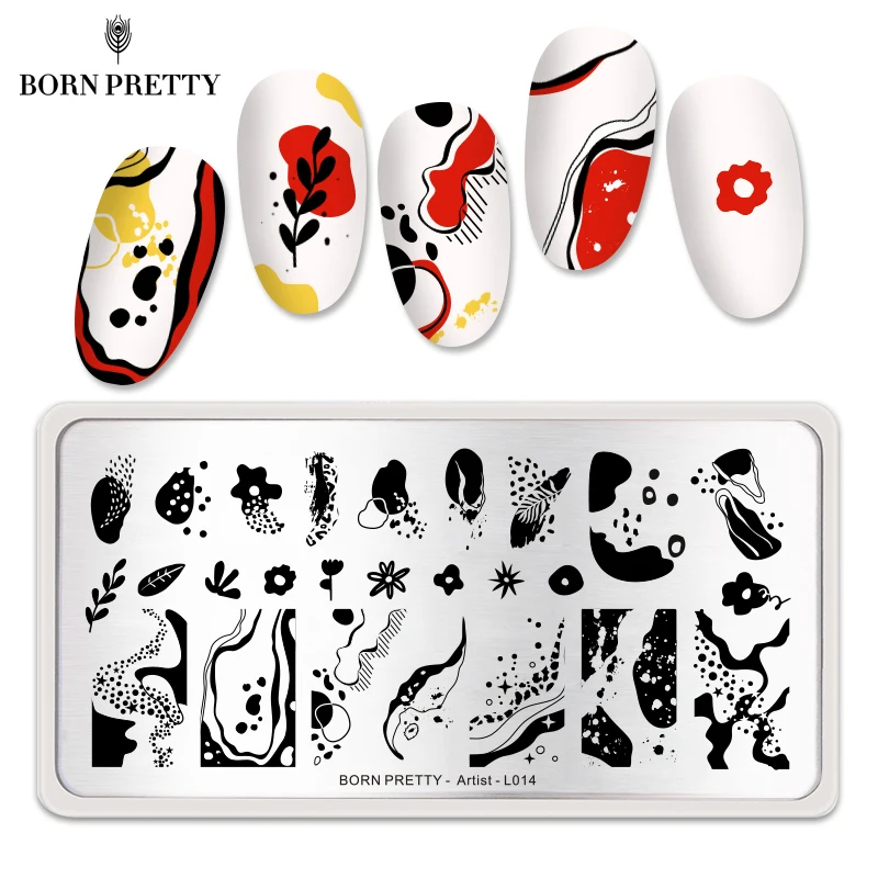 BORN PRETTY штампованные пластины для ногтей тема океана Нержавеющая Сталь