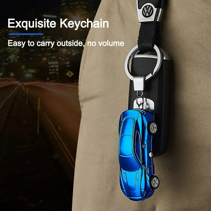 Креативный брелок-зажигалка для ключей персональная сигарета с зарядкой от USB зажигалки Спортивная Автомобильная зажигалка с фонариком