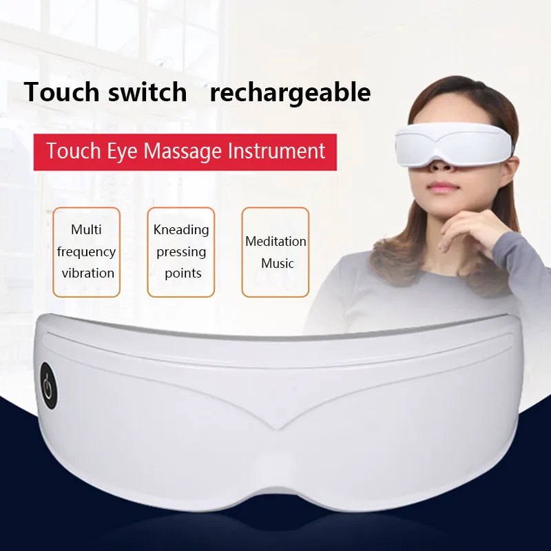 

NEW Electric Eye Massager Device Magnet Therapy Relax Vibration Alleviate Fatigue Forehead Acupressure Healthy Massage