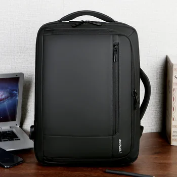 

KEENPACK New Backpack Laptop Travel Bag Business Computer Black Gray Color USB Hot Sale