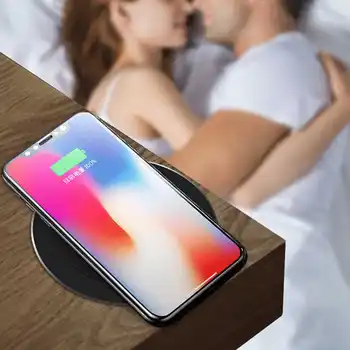 

New Embed Desktop Fast Wireless Charger Furniture Office Table Desk Mounted Quick Charging Embedded For Iphone X Xs Max Samsung