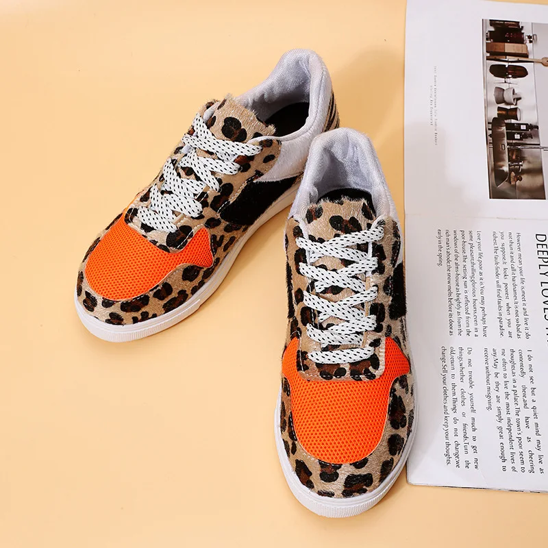 Contrast Lace Up Sneakers main image 0