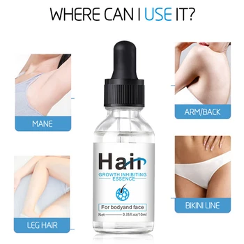 

Unisex Hair Removal Repair Essence Liquid Hair Growth Inhibiting Essence for Facial Body Armpit Leg Depilation