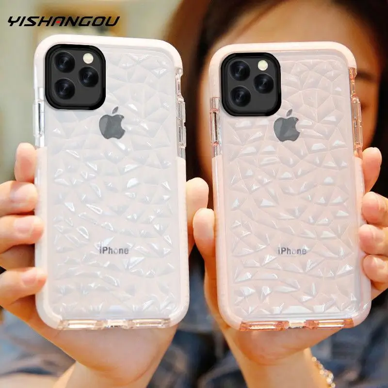 

Luxury Jelly Phone Case For iPhone 11 Pro X XR XS Max Soft TPU Transparent Case Shockproof Clear Cover For iPhone 7 8 6 6s Plus