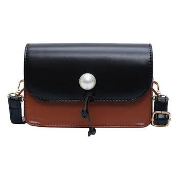 

Women's Fashion Coin Purse Bead Hasp Bag Patchwork Casual Bag Shoulder Bag Famous Brand 2019 Bolsa de ombro das mulheres#55