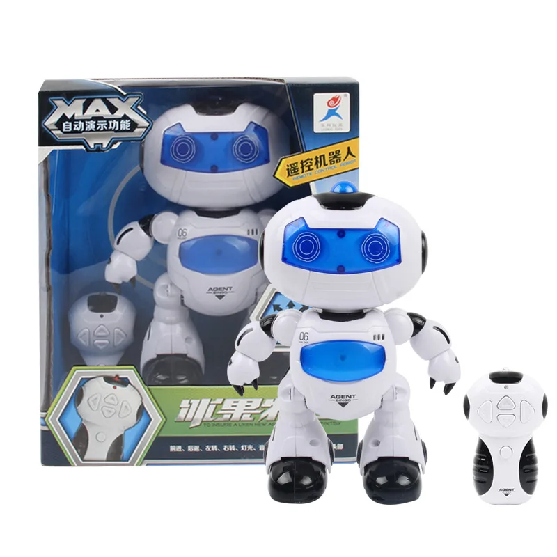 

Smart Remote Control Robot Toy Have Voice Will Shining Electric Music Dancing Robot Little Boy Toy Women's