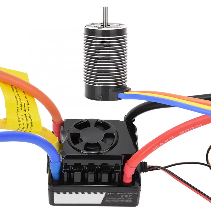 4068 бесщеточный двигатель 2050KV+ 120A набор ESC Водонепроницаемый RC аксессуар часть для автомобиля 1/8