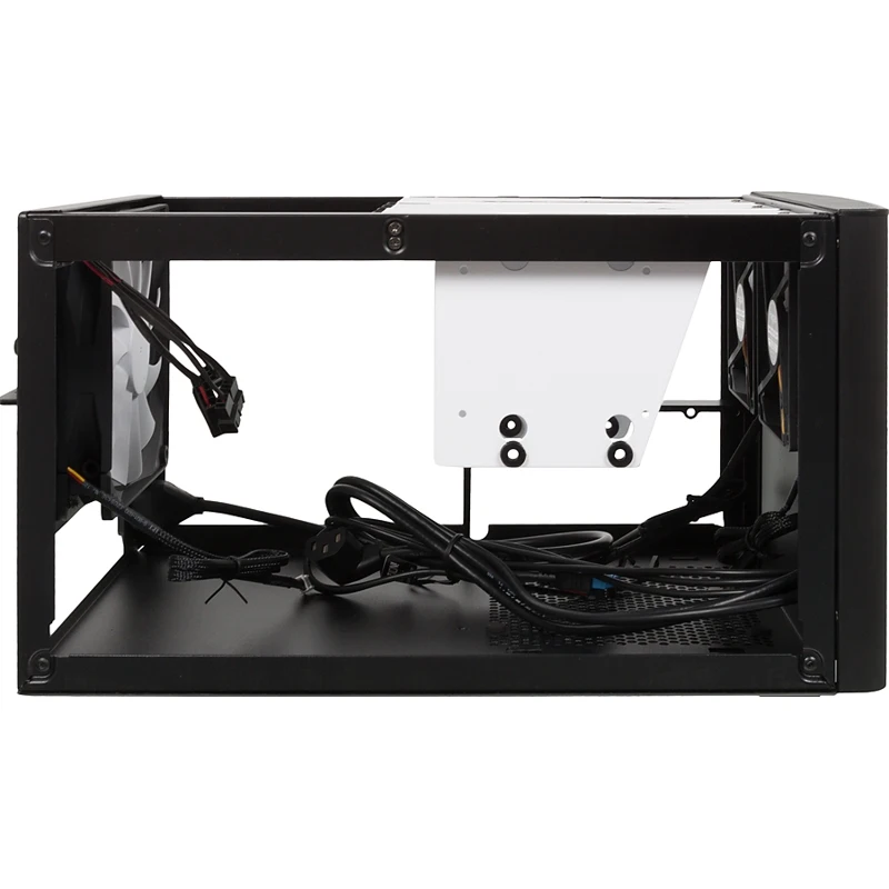 Корпус Fractal Design Node 304 черный w/o PSU miniITX 2x92mm 1x140mm 2xUSB3.0 audio bott PSU