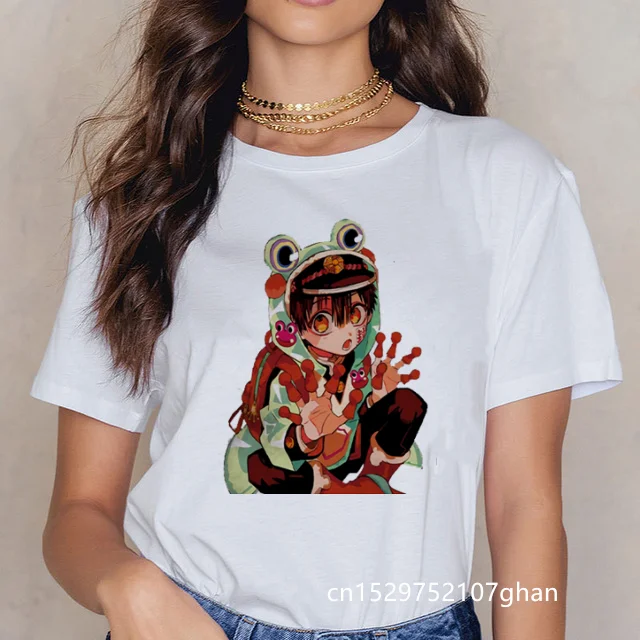 Sciamano King Graphic Woman Tshirt Tees Kawaii Japanese Anime Toilet Bound Hanako Kun T-Shirt Donna Divertente Cartoon Inuyasha T-Shirt