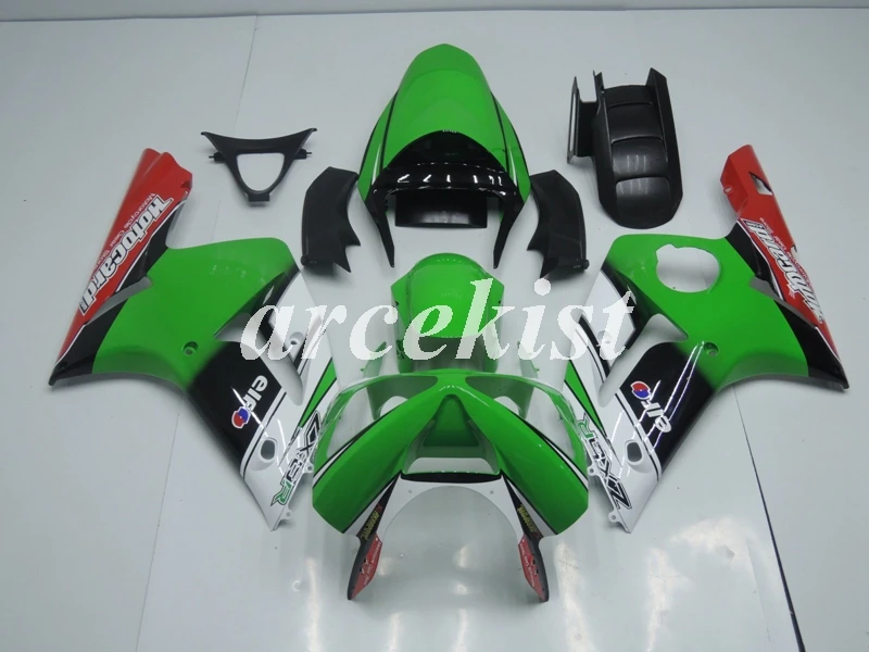

4 Free Gifts Injection Mold New ABS Fairings kit fit for Kawasaki Ninja ZX-6R 636 2003 2004 03 04 6r Body set Green