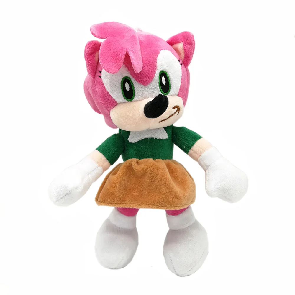 10/лот 6 стилей Echidna Soic серебро Amy хвосты Тени 1" Подвеска плюшевая кукла мягкие игрушки - Цвет: Amy