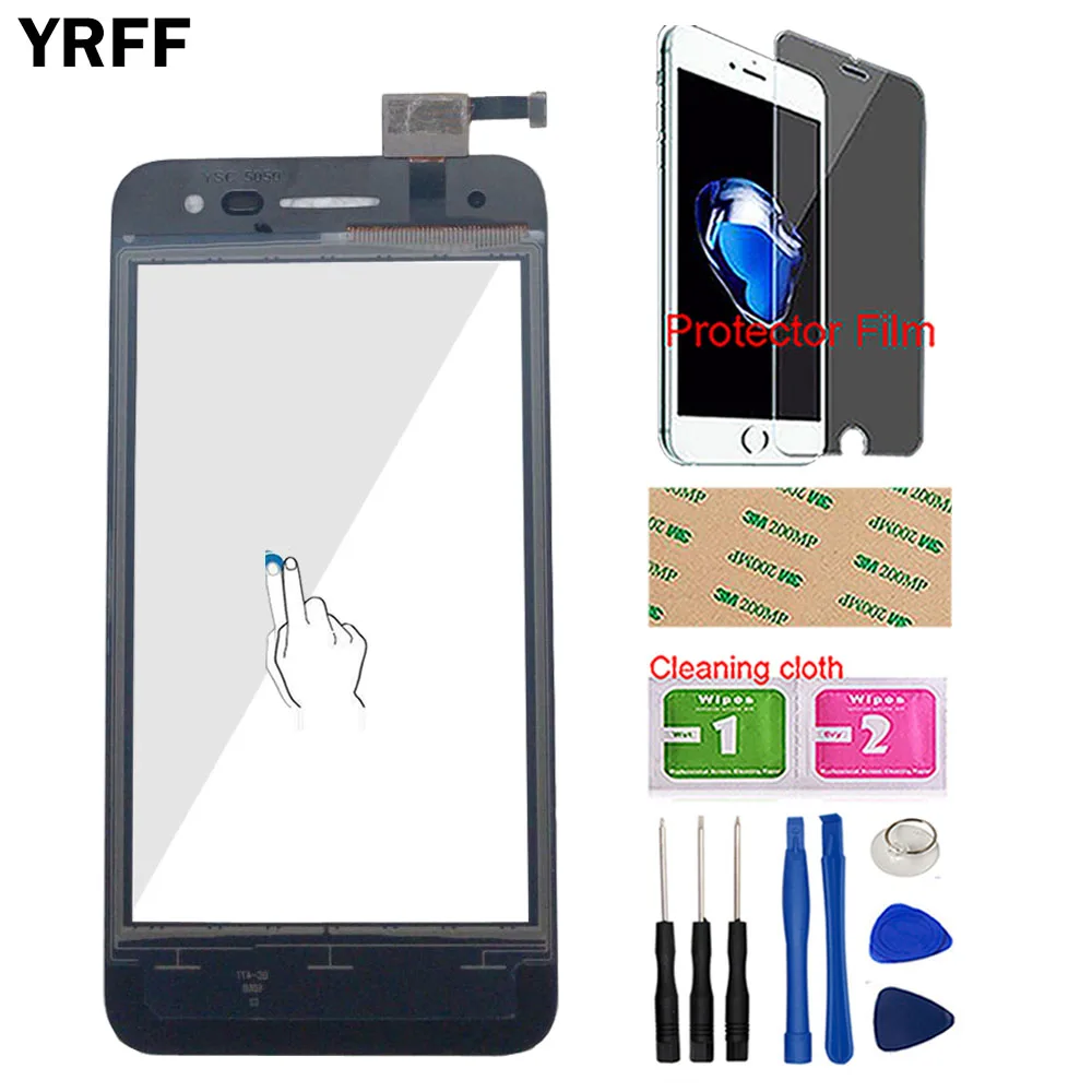 Дигитайзер сенсорного экрана телефона для Alcatel one touch Pop S3 OT5050 OT-5050 5050x Сенсорная Панель переднее стекло инструменты защитная пленка