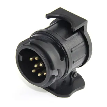 

13 Pin Turn 7 Pin Plug Socket Car Cable Connector Waterproof Trailer Signal Light Car Towing Conversion Adapter