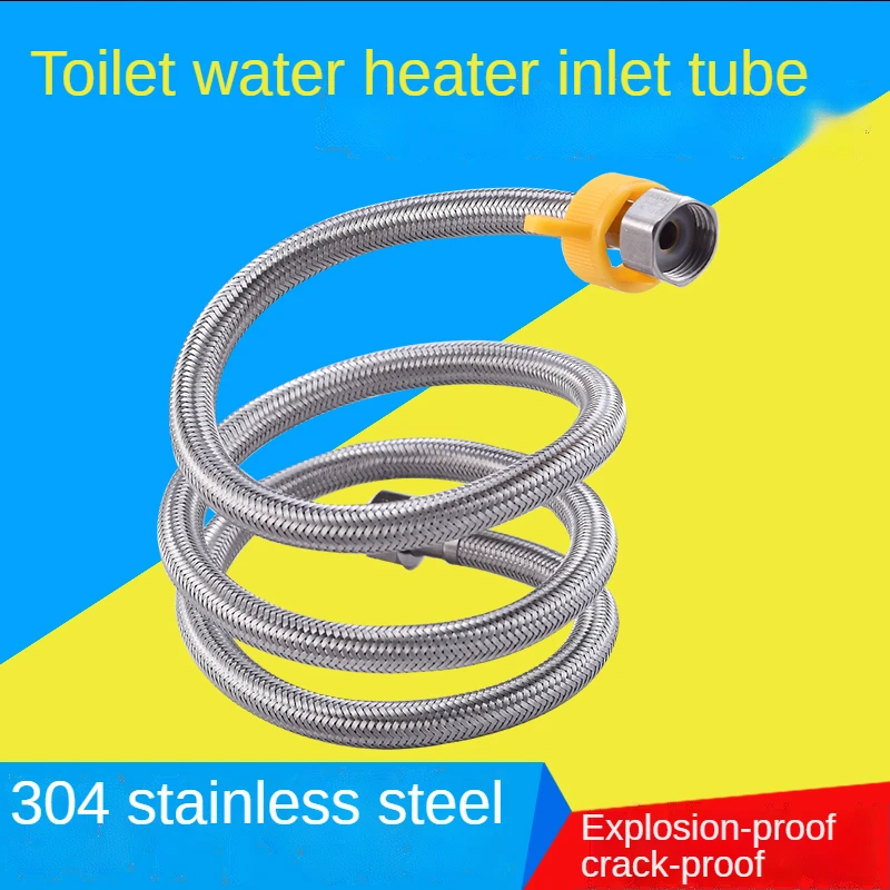 304 Stainless Steel Braided Hose Hutch Basin Toilet Water Heater Hose Doubleheaded Screw