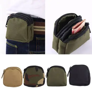

1 Pc Men Molle Bag Camping Military EDC Waist Bag Multifunctional Key Coin Holder Mini Belt Purses Utility Bag Organizer