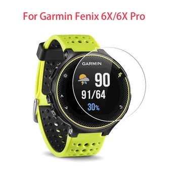 

Tempered Glass Clear Protective Film For Garmin Fenix 6x Fenix6x Shapphire / Pro Sloar Watch Screen Protector Cover Protection