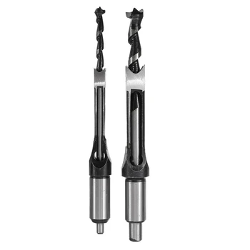 

10mm / 16mm Square Hole Saws Auger Drill Bit Mortise Hollow Chisel Rosewood Tool