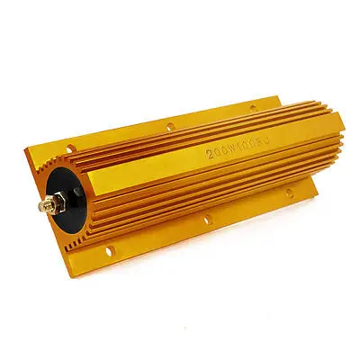 Резистор золотого цвета с алюминиевым покрытием 200W 100 Ohm Reisistance