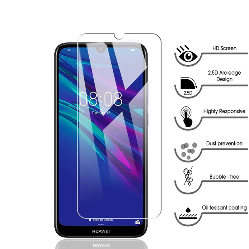 Safety-tempered-glass-for-huawei-y5-y6-pro-y7-2019-screen-protector-on-huavei-honor-8a