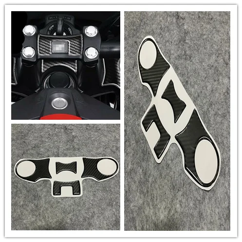 3D motorcycle Carbon-look Upper Triple Yoke Cover Protector Decal sticker Case for HONDA NC700 NC700X 2012-2020 2013 2014 2015