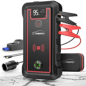 

2500A Car Jump Starter Power Bank Portable Emergency Charger Lithium Ion Battery Car Booster Starting Device Waterproof