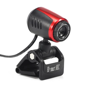 

480P Computer Webcam Built In Mic 360 Rotating Driverless USB 2.0 Web Cam Laptop Clamp Camera For Windows 2000 Win7/8/10