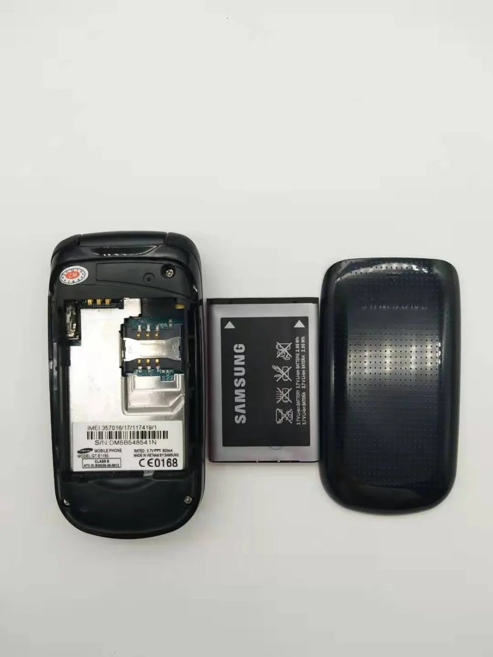 Samsung E1150 Refurbished-Original Samsung  E1151 Unlocked GSM 1.43 inches 800 mAh Multi-color Flip Phone second hand iphone