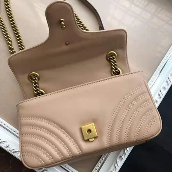 

Prowow hangbags genuine leather ladies chains shoulder bag main fashion White Bag Luxury Classic Bga