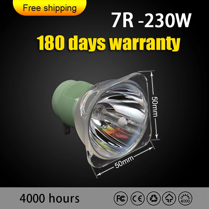 7R 230W металлическая галогенная лампа с движущимся светом 230 SIRIUS HRI230W для Osram