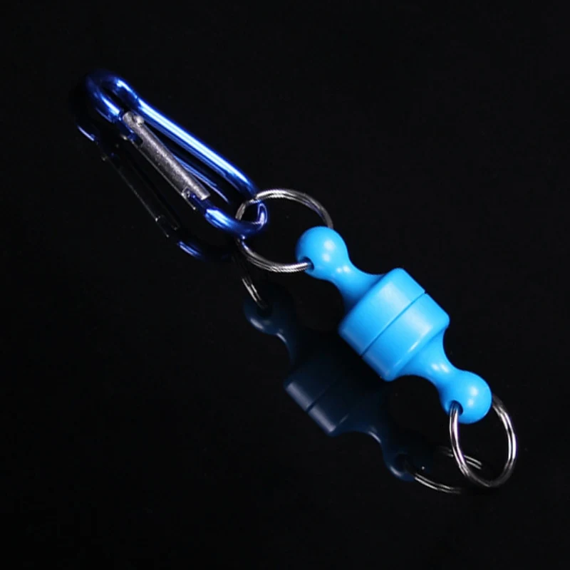 

Practical Strong Magnetic Clasps Fishing Tackle Outdoor Portable Durable Release Clip Climbing Retention Rope Carabiner BuckleHF