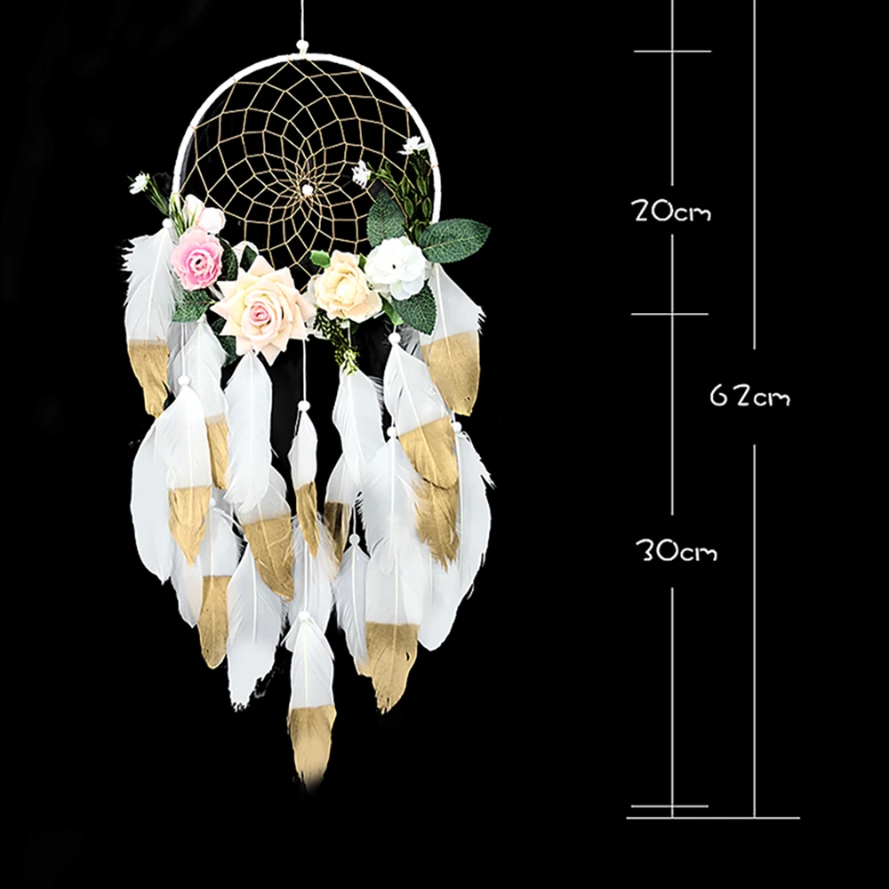 Romantic Dream LED Light Christmas Decorations Flaky Clouds Handmade Wind Chimes Dromenvanger Dreamcatcher