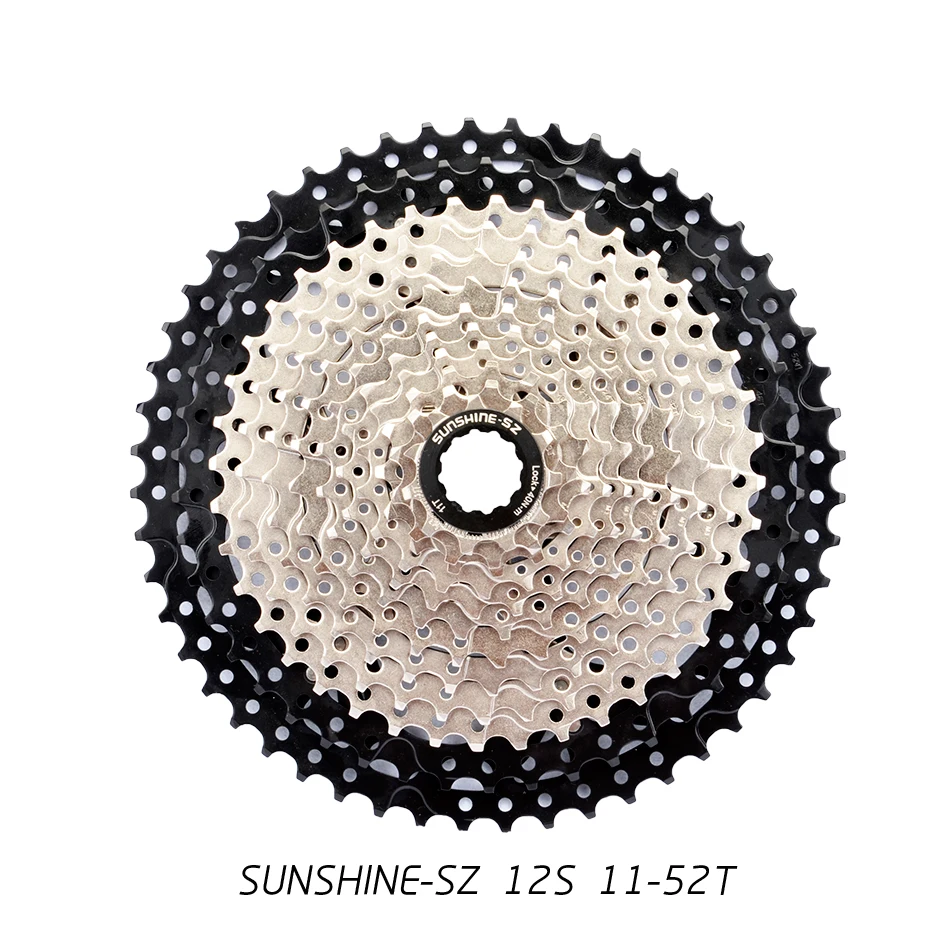 Cassette 11-52T SENSAH 12 Скоростей 12s велосипедный, переключения M8100 M9100 кассета 11-52T переключатель Звездочка колеса велосипеда MTB - Цвет: Cassette 11-52T