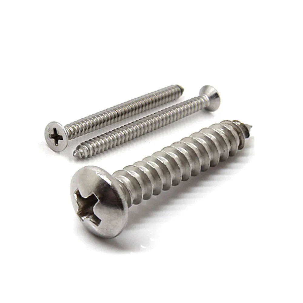 (50 pc/lot) ST2.0 ST2.6 ST3 ST4 ST5 *L=3 4 5 6 8 10 12 stainless steel CROSS RECESSED PAN HEAD SELF TAPPING SCREW | Обустройство дома