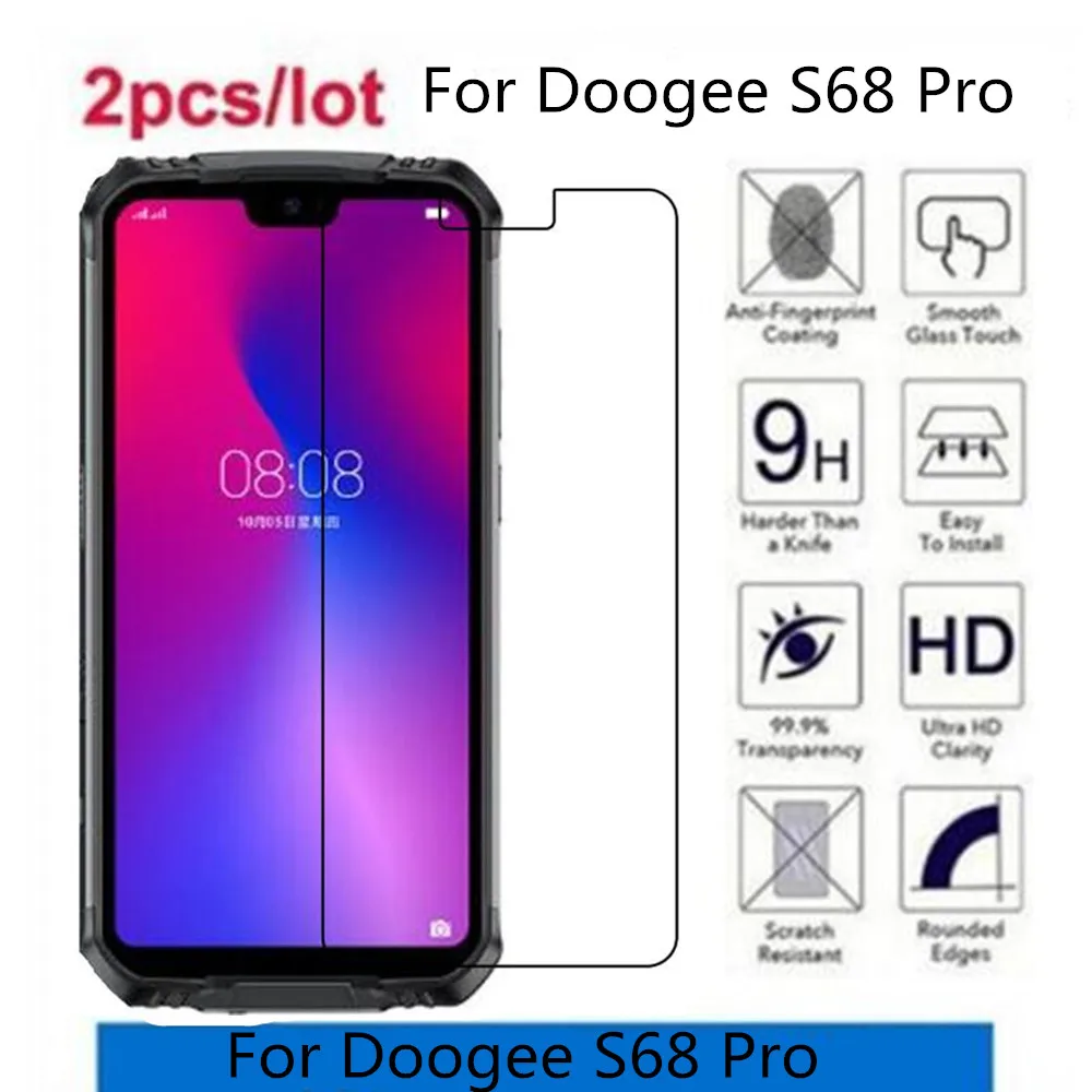 2.5D 9H закаленное стекло Для Doogee S68 Pro защита экрана закаленное защитное стекло Для Doogee S68 Pro стекло