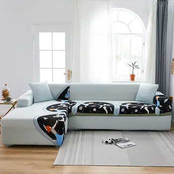 

Yaapeet 1pc Stretch Sofa Slipcovers Geometric Printed Sofa Cover Living Room High Quality Couch Cover Case Without Pillowcase