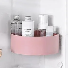 Кухонная полка для ванной комнаты, угловая полка для душа, стойка для хранения, кухонный штатив-держатель, органайзер, аксессуары для ванной комнаты - Цвет: Nordic Powder