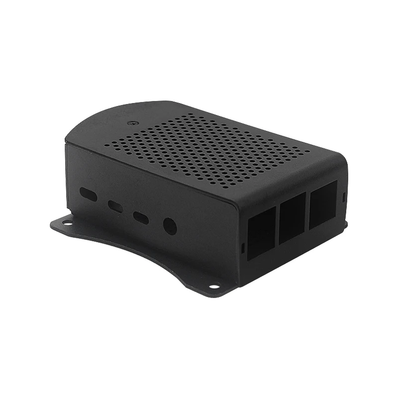 Raspberry Pi 4 Алюминиевый сплав чехол Metel Box с подвесным кронштейном поддержка вентилятора охлаждения отвертка для Raspberry Pi 4 Модель B