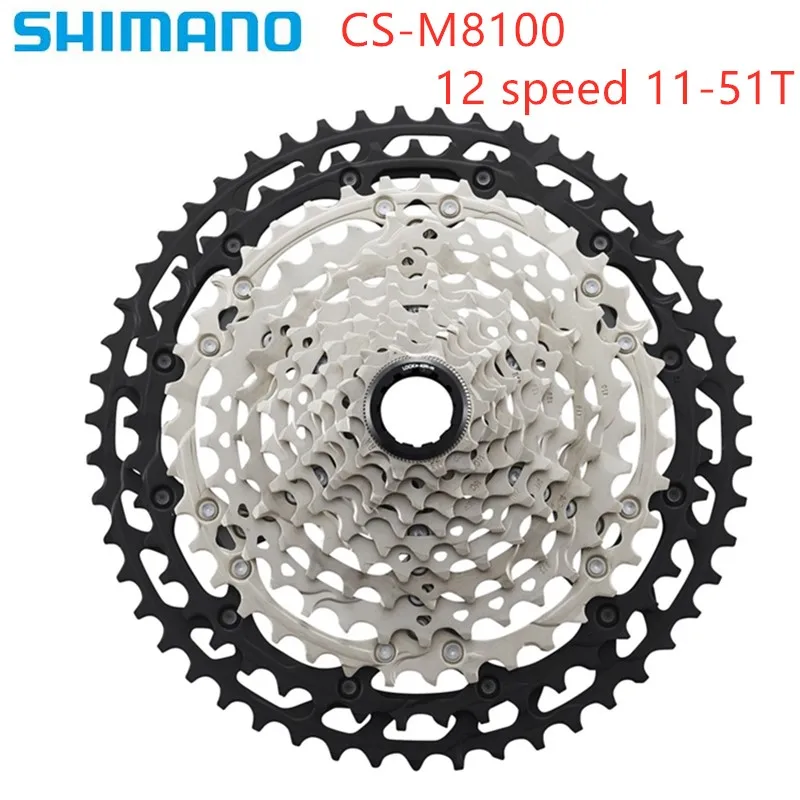 Кассеты Shimano Deore XT M8100 12 Скоростей горный велосипед MTB 10-51T | Спорт и развлечения