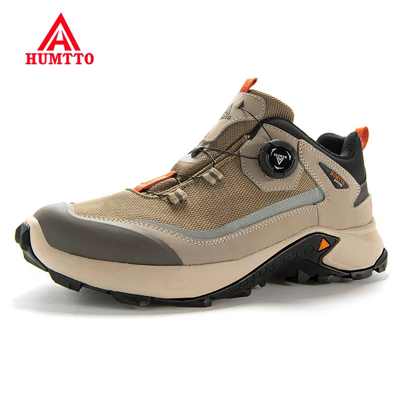 HUMTTO Waterproof Hiking Shoes Breathable Mountain Trekking Sneakers for Men Outdoor Sport Boots Man Climbing Walking Mens Shoes