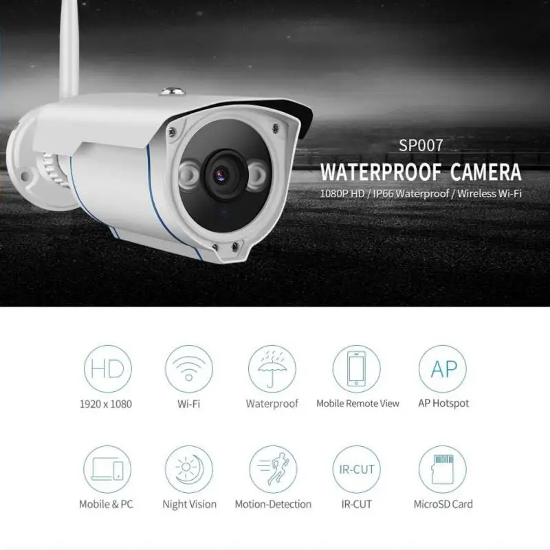 11 инфракрасных уличных водонепроницаемых видеокамер ночного видения обновление 1080P HD ip-камера поддерживает мобильный сигнал обнаружения