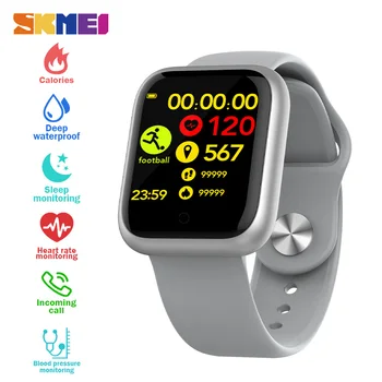 

SKMEI GT1 iP67 waterproof Smartwatch Fitness Tracker Bracelet Blood Pressure Sleep Heart Rate Monitor Touch Screen Smart Watch