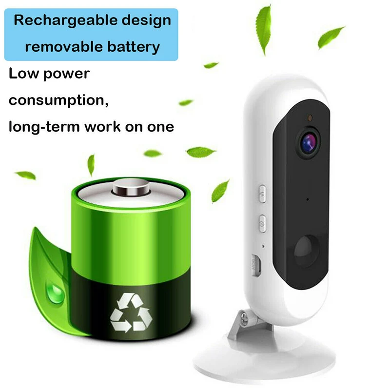 

Rechargeable 1080P Surveillance Camera Wifi Night Vision Two Way Audio Security Camera GV99