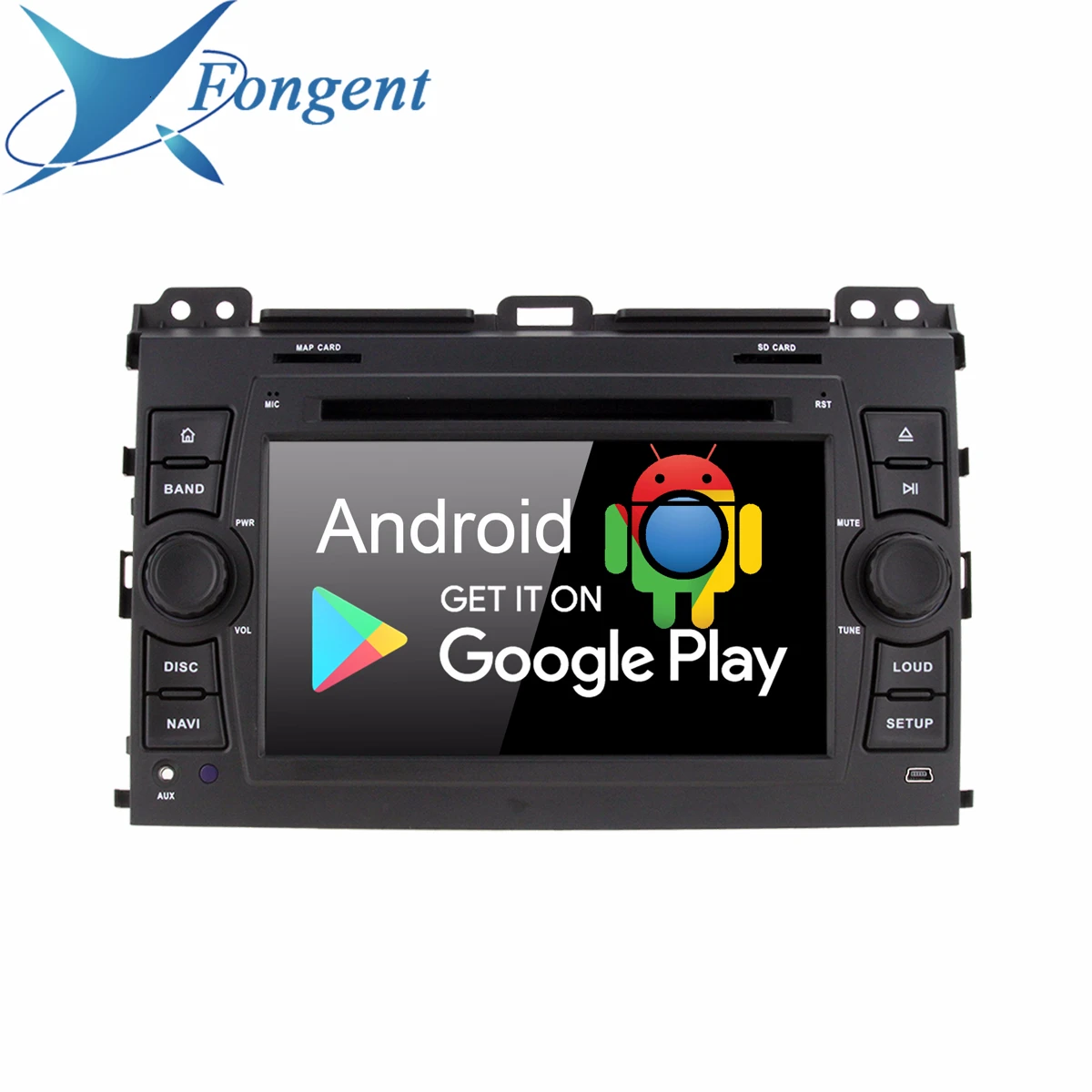Для Toyota Land Cruiser Prado 120 2003 2004 2005 2006 2007 2008 2009 2010 Android 9,0 Автомобильный мультимедийный dvd-плеер gps радио DSP