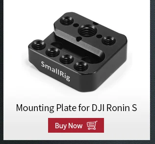 SmallRig противовес Монтажная пластина с 1/"-20 резьбовыми отверстиями для DJI Ronin-SC Gimbal стабилизатор Quick Release Plate-2420
