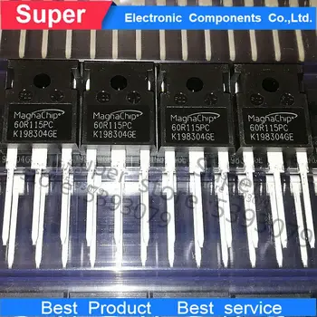 

5 unids/lote MOSFET MMQ60R115P MMQ60R115PTH 60R115P-247 Transistor original nuevo 33A650V 20N60 6R199