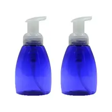 2 шт пластиковые бутылки с насосом 250 мл многоразовые прочные многоразовые бутылки для шампуней диспенсеры для лосьонов контейнеры