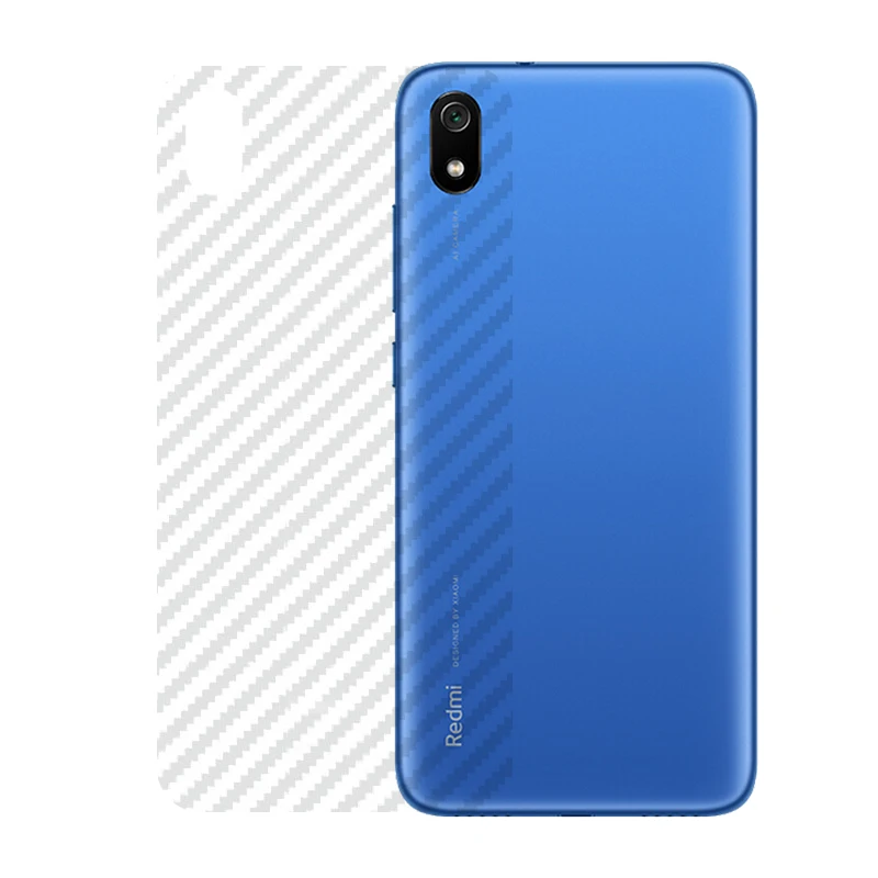 

2 Pcs/Lot Carbon Fiber Sticker For Xiaomi Redmi 7A 5.45" Anti-Scratch Protective Back Film